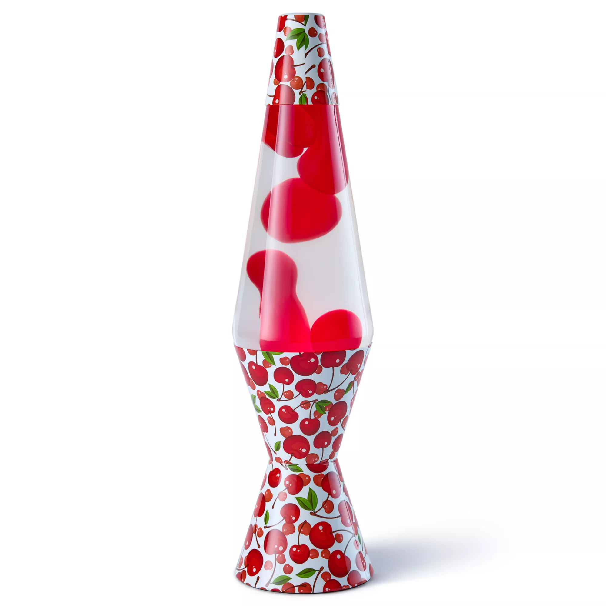 14.5 Inch Cherry Print Lava Lamp
