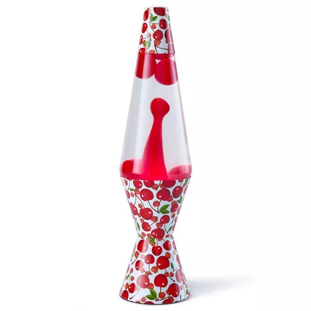 14.5 Inch Cherry Print Lava Lamp at Spencer's