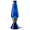 16.3 Inch Metallic Gray and Blue Lava Lamp at Spencer's