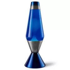16.3 Inch Metallic Gray and Blue Lava Lamp at Spencer's