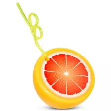 Grapefruit Sipper Cup with Straw - 17 oz. at Spencer's