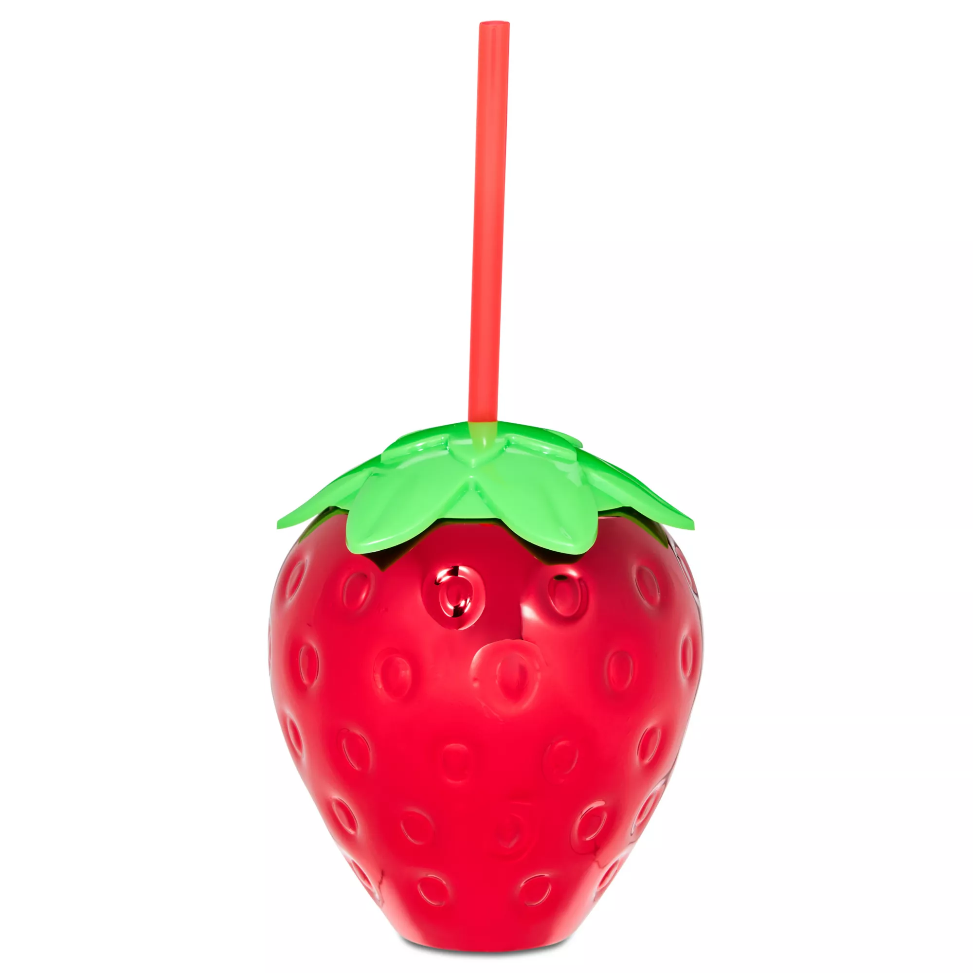 Strawberry Sipper Cup with Straw - 20 oz. at Spencer's