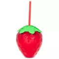 Strawberry Sipper Cup with Straw - 20 oz. at Spencer's