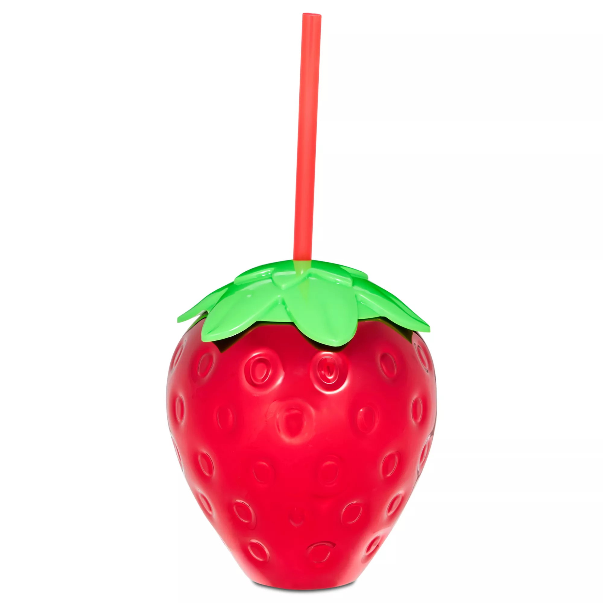 Strawberry Sipper Cup with Straw - 20 oz. at Spencer's