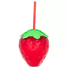 Strawberry Sipper Cup with Straw - 20 oz. at Spencer's