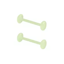 Glow in the Dark Green Bioflex Barbells - 14 Gauge at Spencer's