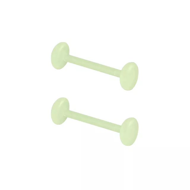 Glow in the Dark Green Bioflex Barbells - 14 Gauge at Spencer's