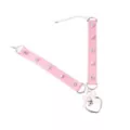 Pink Spiked Heart Bell Choker Necklace at Spencer's