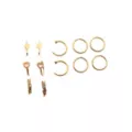 Multi-Pack CZ Goldplated Heart Hoop Nose Ring 12 Pack - 20 Gauge at Spencer's