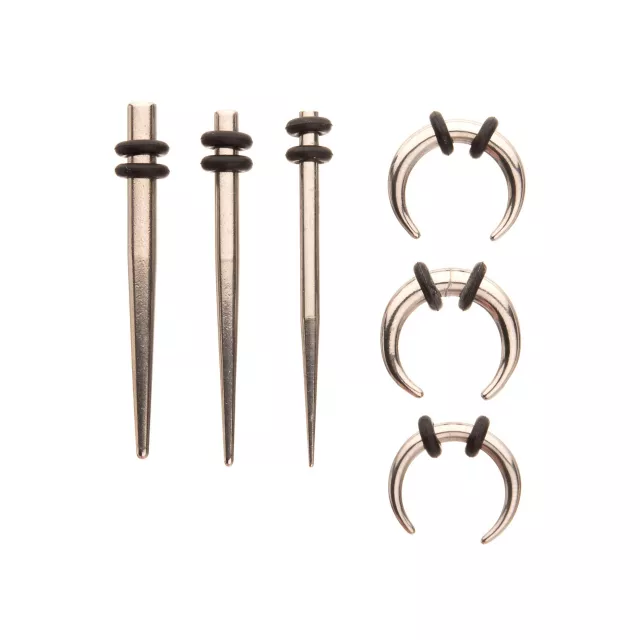 Multi-Pack Silvertone Septum Stretching Kit at Spencer's