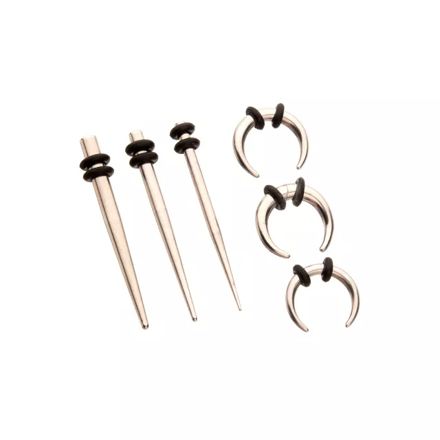 Multi-Pack Silvertone Septum Stretching Kit at Spencer's
