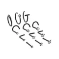 Multi-Pack Black CZ Nose Hoops and Pins 12 Pack - 20 Gauge at Spencer's