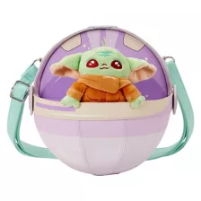 Loungefly Grogu Hover Pram Plush Crossbody Bags - The Mandalorian at Spencer's