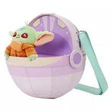 Loungefly Grogu Hover Pram Plush Crossbody Bags - The Mandalorian at Spencer's