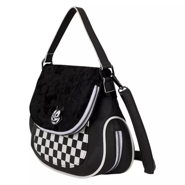 Loungefly Felix the Cat Checkered Crossbody Bag at Spencer's