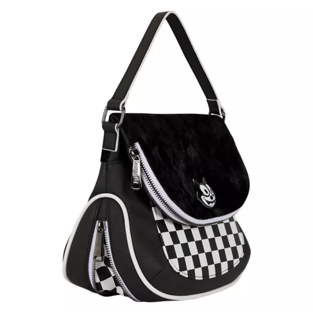 Loungefly Felix the Cat Checkered Crossbody Bag at Spencer's