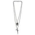 Multi-Pack Skull and Crosses Chain Necklaces - 2 Pack at Spencer's