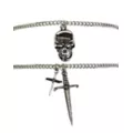 Multi-Pack Skull and Crosses Chain Necklaces - 2 Pack at Spencer's
