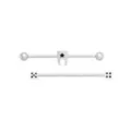 Multi-Pack Tooth and Dice Industrial Barbells 2 Pack - 14 Gauge at Spencer's