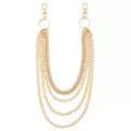 Goldtone 4-Row Wallet Chain at Spencer's