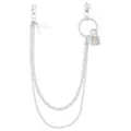 2-Row Lock and Key Wallet Chain at Spencer's