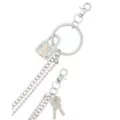 2-Row Lock and Key Wallet Chain at Spencer's