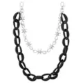 2-Row Barbed Wire Wallet Chain at Spencer's