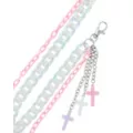 Multi-Color Layered Cross Wallet Chain at Spencer's