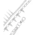 2-Row Spiked Wallet Chain at Spencer's