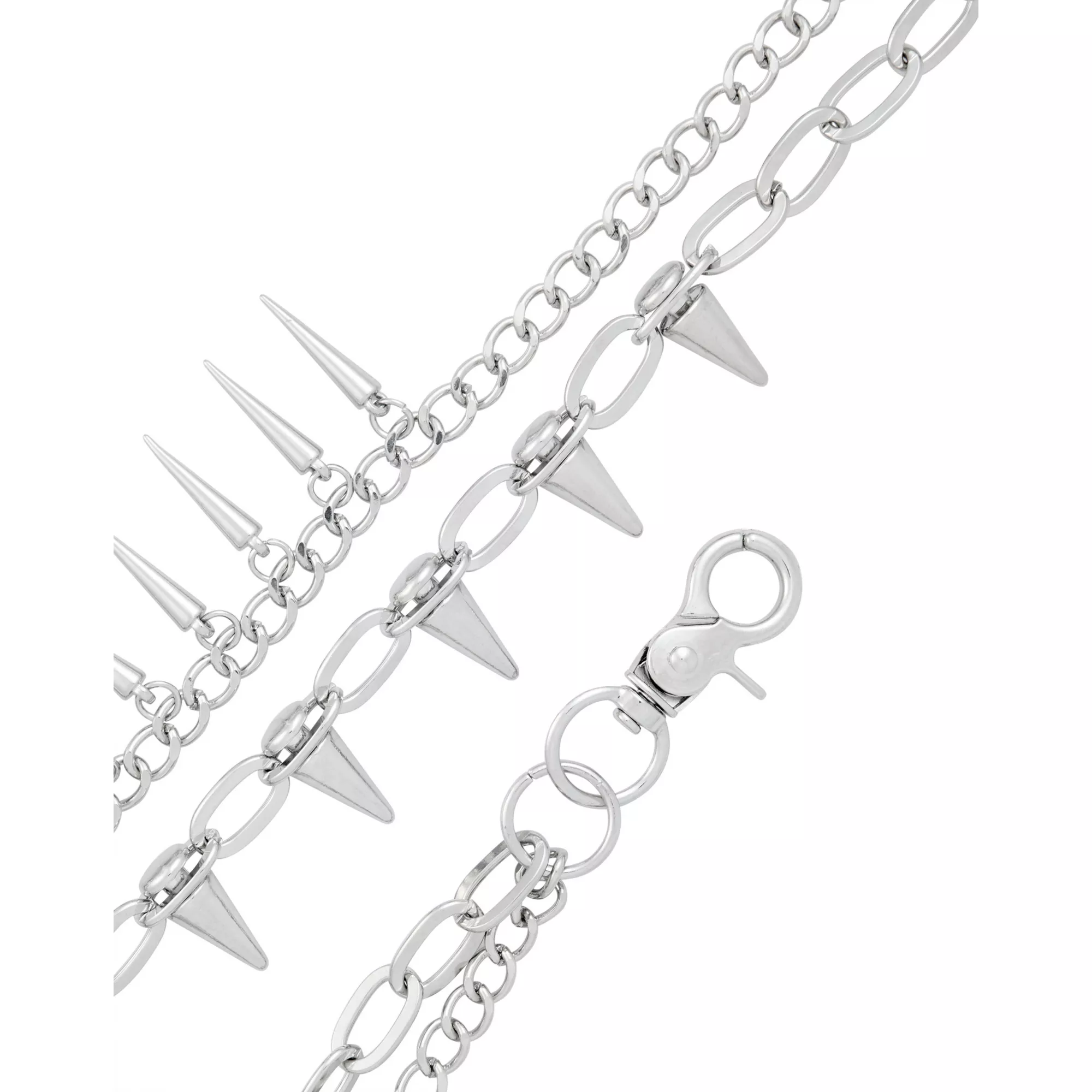 2-Row Spiked Wallet Chain