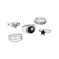 Multi-Pack Gothic Novelty Rings - 5 Pack at Spencer's