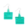 Grocery Basket Dangle Earrings at Spencer's