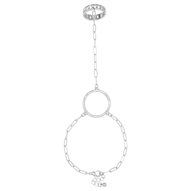 O-Ring Hand Chain Bracelet at Spencer's
