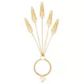 Goldtone Fingertip Hand Chain Bracelet at Spencer's