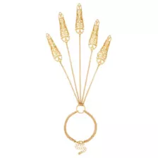 Goldtone Fingertip Hand Chain Bracelet at Spencer's