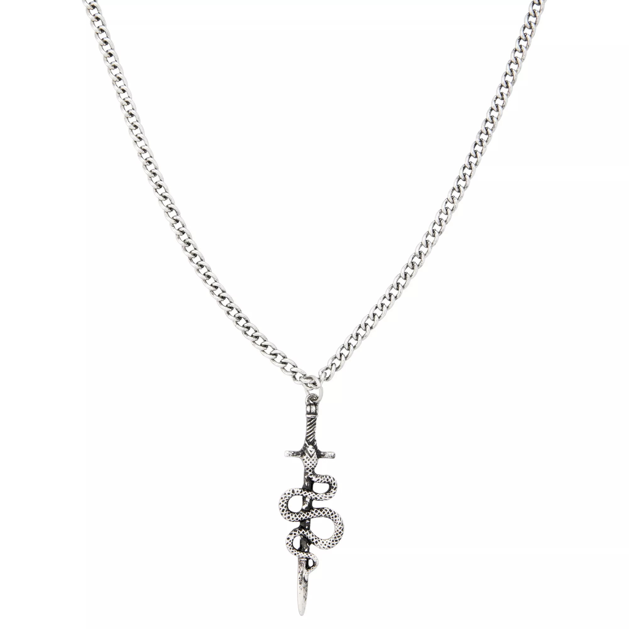 Snake Sword Chain Necklace