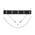 Sword Chain Choker Necklace Set at Spencer's