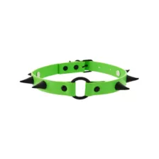 Green Spiked Choker Necklace at Spencer's