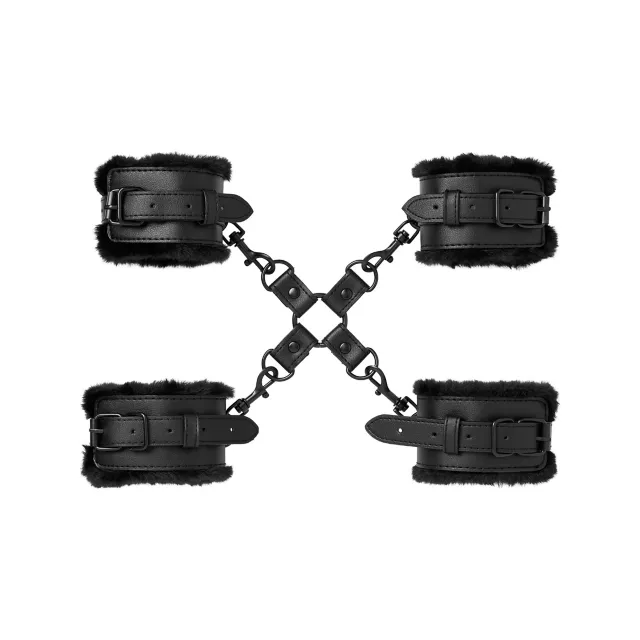 Fur Cuff Hogtie Kit - Pleasure Bound