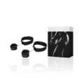 Black Thigh Wrist Cuffs Set - Pleasure Bound at Spencer's