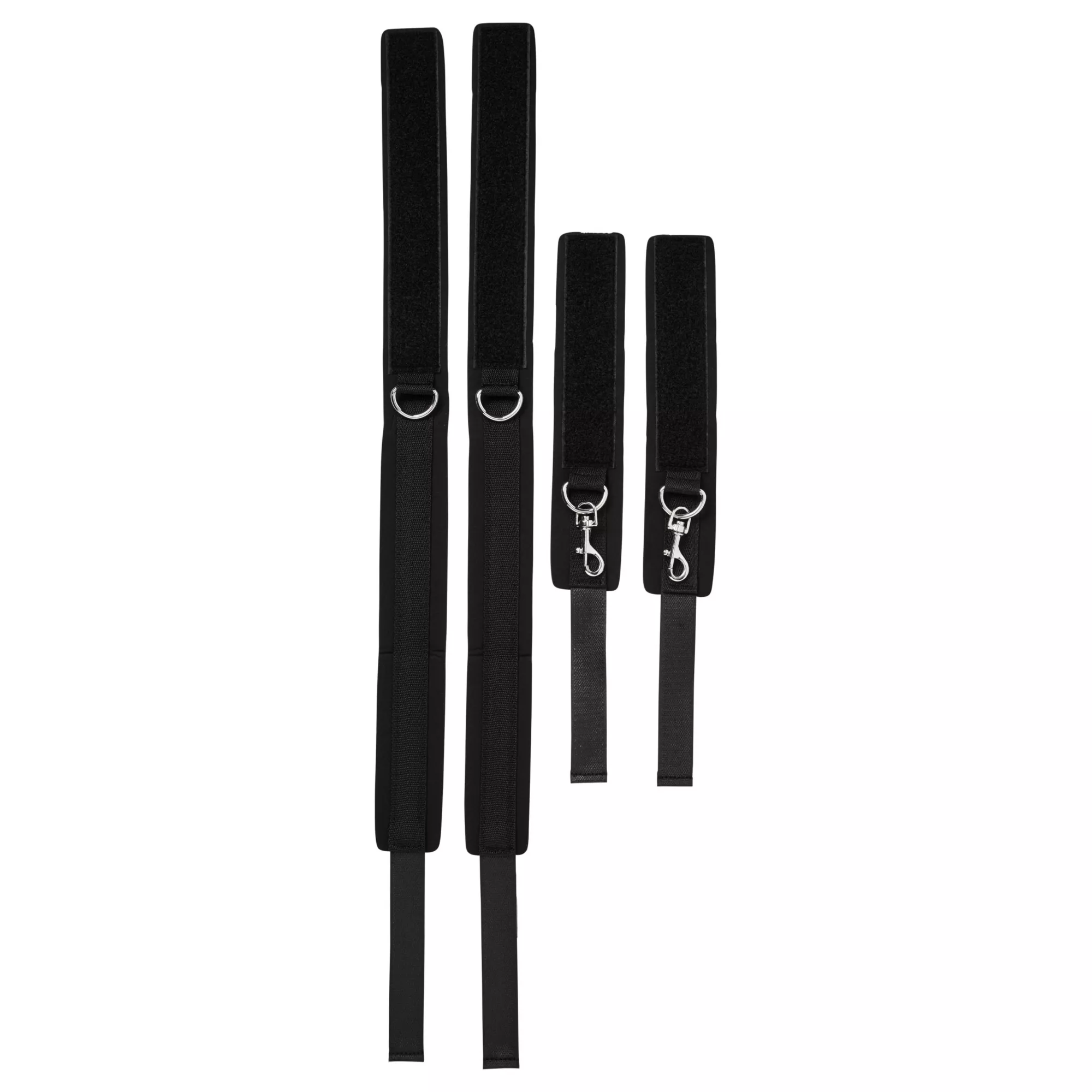 Black Thigh Wrist Cuffs Set - Pleasure Bound at Spencer's