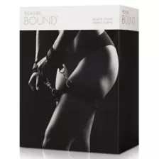 Black Thigh Wrist Cuffs Set - Pleasure Bound at Spencer's