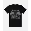 Metallica Dual Skull T Shirt at Spencer's