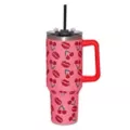 Cherry Lips Rhinestone Travel Tumbler with Straw - 40 oz. at Spencer's
