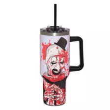 Art the Clown Bloody Rhinestone Tumbler 40 oz. - Terrifier at Spencer's