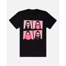 Ghost Face Bubble Gum Pop Art T Shirt at Spencer's