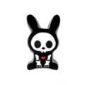 Skelanimals Jack the Rabbit Travel Cloud Pillow at Spencer's