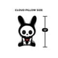 Skelanimals Jack the Rabbit Travel Cloud Pillow at Spencer's
