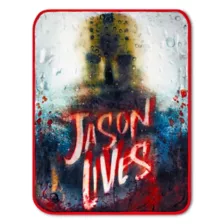 Friday the 13th Jason Lives Fleece Blanket at Spencer's