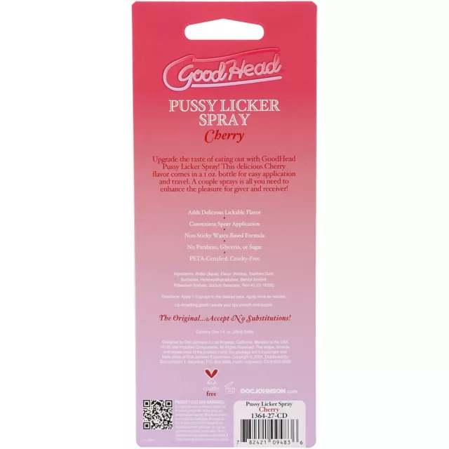 Good Head Cherry Pussy Licker Spray - 1 oz. at Spencer's